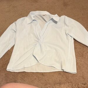 Calvin Klein Light Blue Blouse